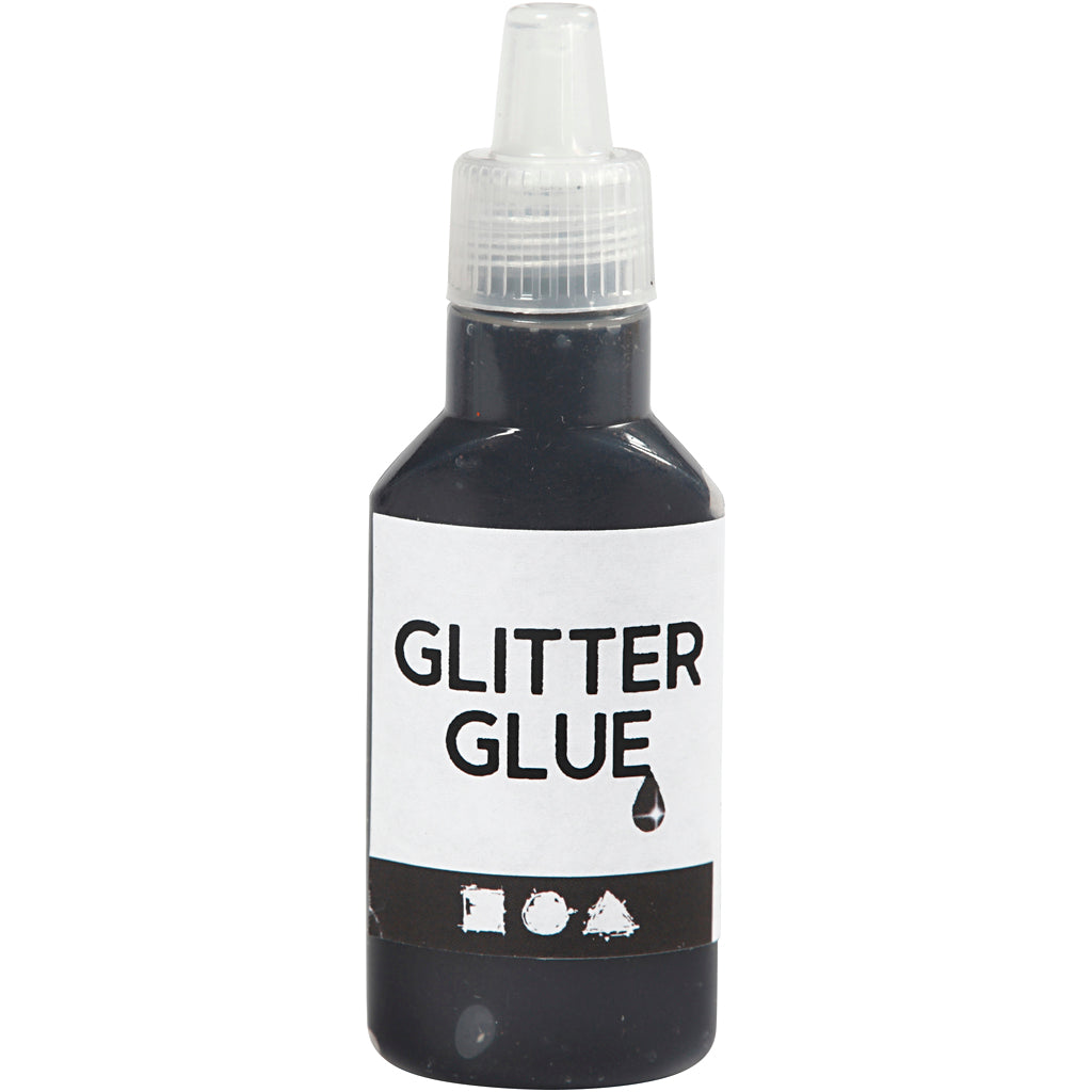 Colla glitter Creative Company, nera, 25 ml 1 flacone