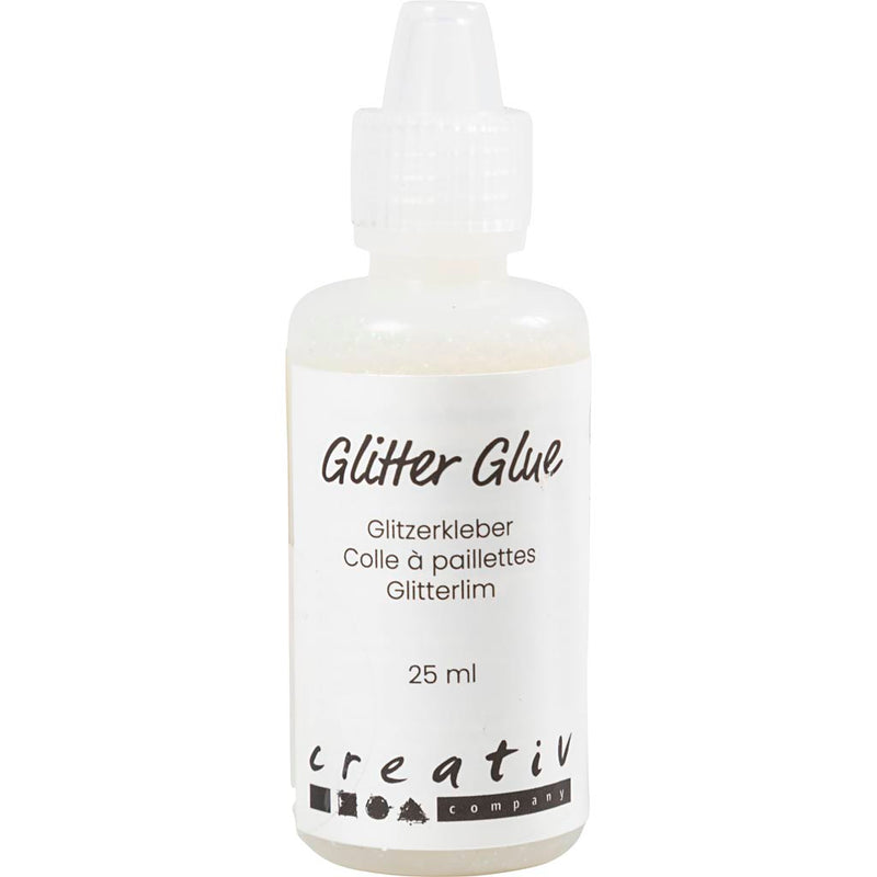 Colla glitter Creativ Company, bianco olografico, 25 ml 1 flacone