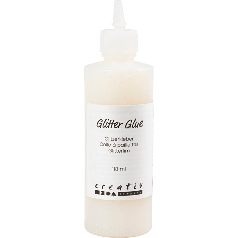 Colla glitter Creativ Company, bianco olografico, 118 ml 1 flacone
