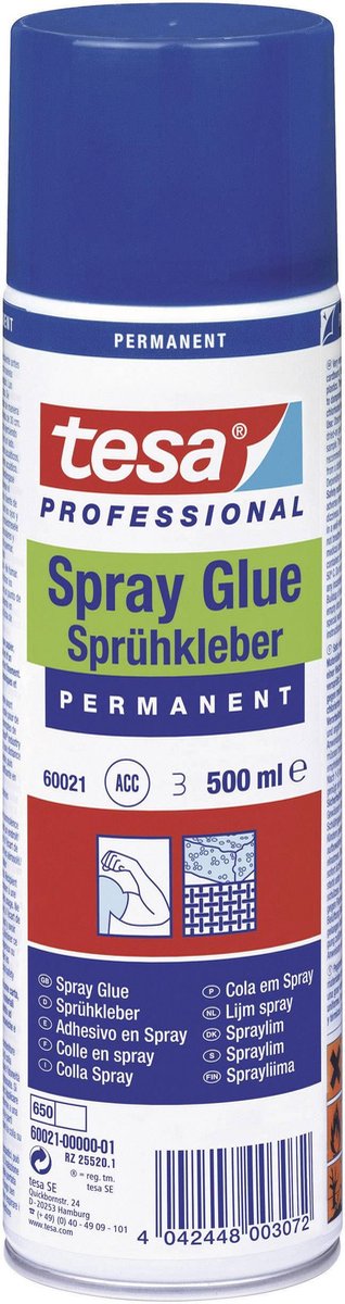 Glue cuantore tesa spray permanente 500 ml