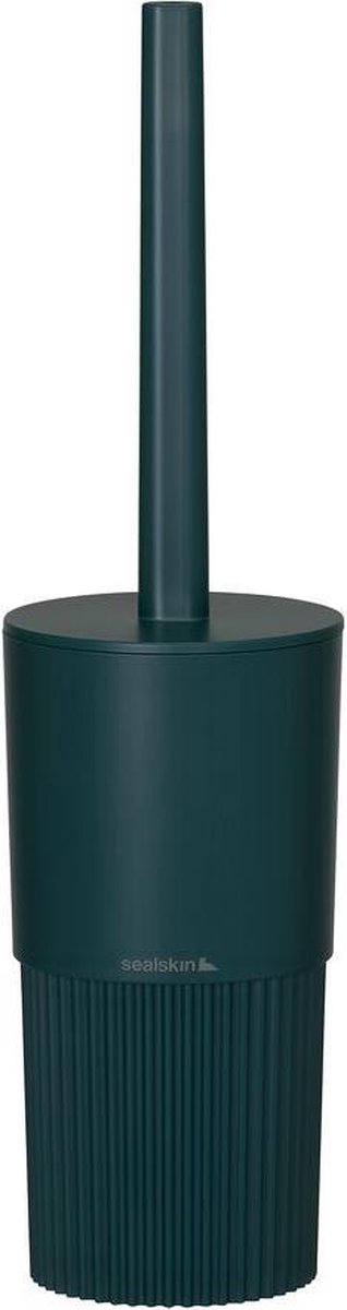 Escobilla de baño Sealskin valiente con soporte independiente - verde oscuro