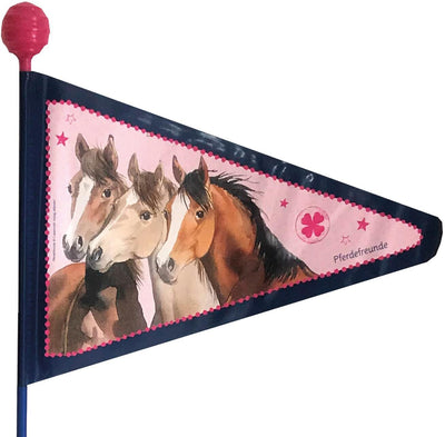 Bandera de seguridad de la moda en bicicleta Pferdefreunde