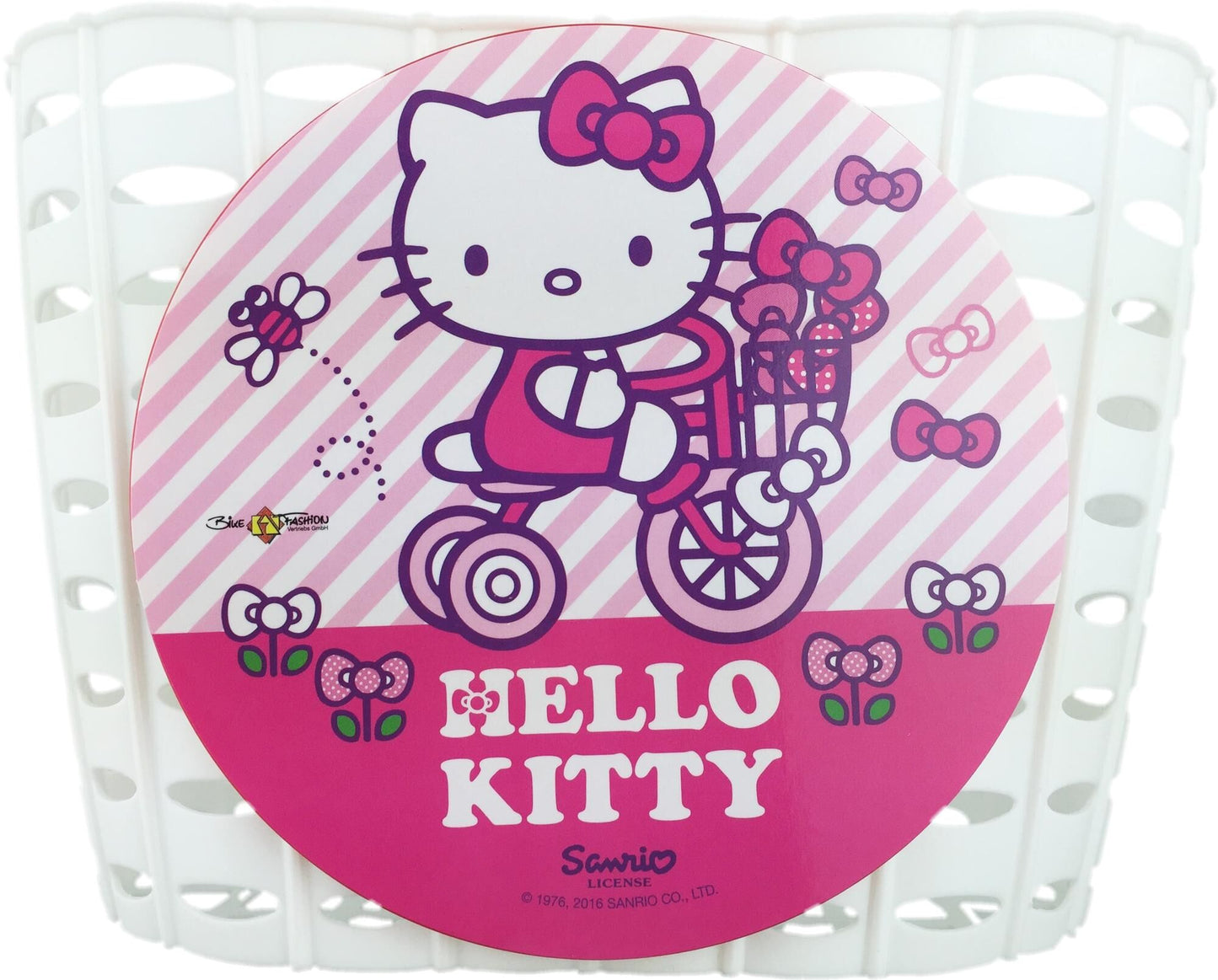 Bike Fashion Kids Basket Basket Hello Kitty Plastic