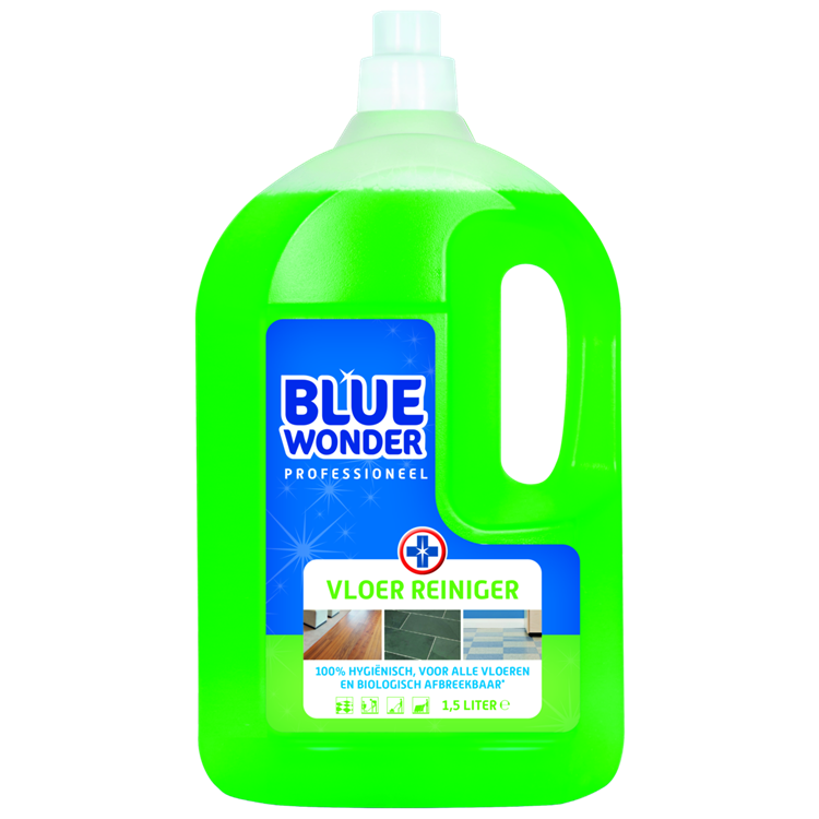 Blue wonder 1070317 - vloer-reiniger 3l prof. | 6 stuks