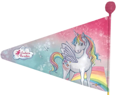 Bandera de seguridad de la moda en bicicleta Einhorn Paradies