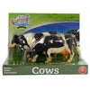 Kids Globe Globe vaca Negra Blanca de pie 1:32, 2st