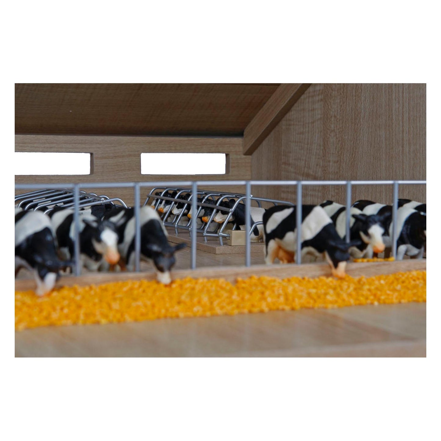 Kids Globe Globe vaca Negra Blanca de pie 1:32, 2st