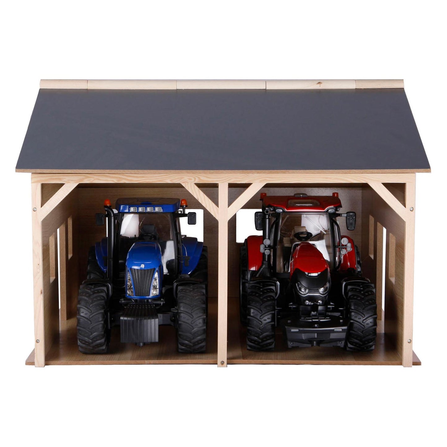 Kids Globe Globe Loods para 2 tractores, 1:16