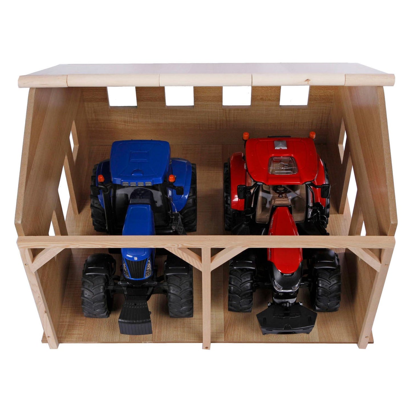 Kids Globe Globe Loods para 2 tractores, 1:16