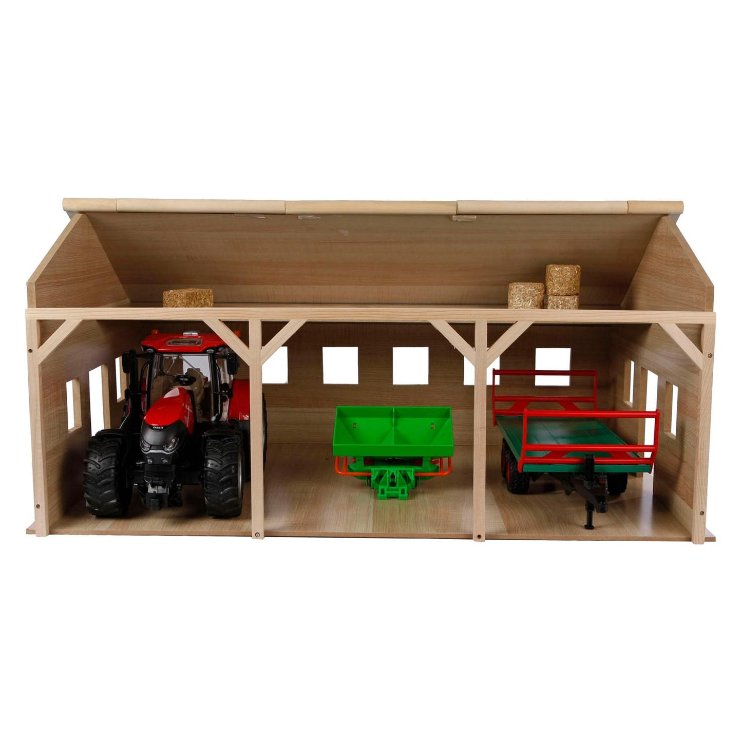 Kids Globe Globe Agricultural Lock Wood per 3 trattori, 1:16