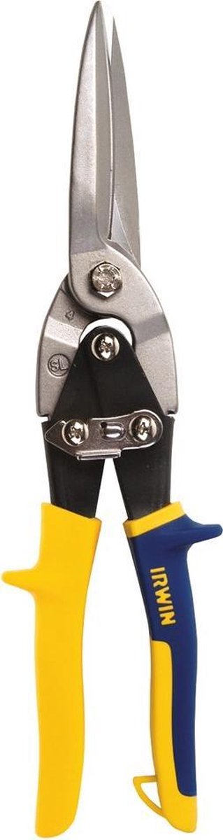 Tijeras para hojalatero Irwin largas 304, rectas, arcos grandes ir10504314n