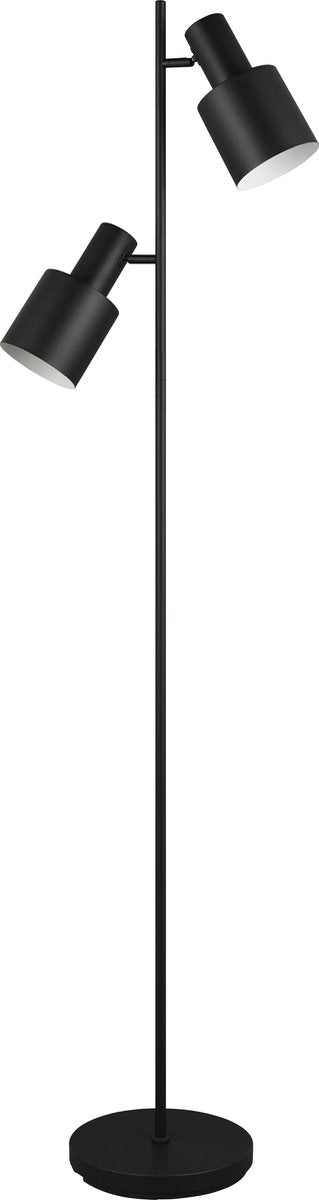 Trio agudo - vloerlamp - zwart mat - excl. 2x e27 4 w -