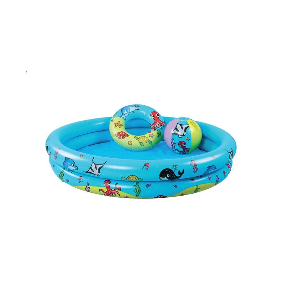 Mini Marine | Juego de playpool multicolor: piscina incl. Anillo de natación de bola de playa