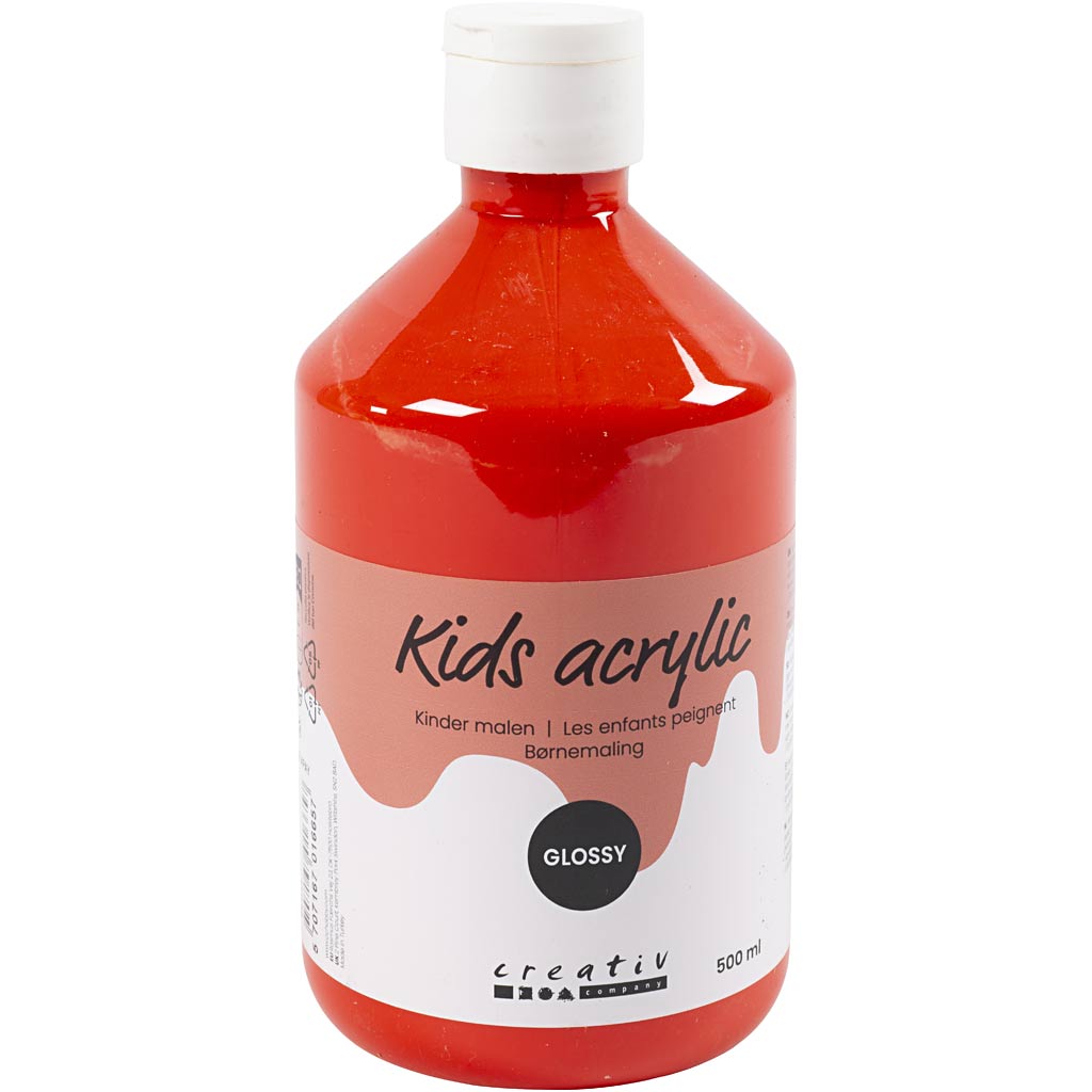 Vernice acrilica Creative Company lucida, rossa, 500 ml 1 bottiglia