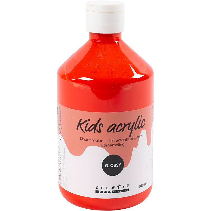 Vernice acrilica Creative Company lucida, rossa, 500 ml 1 bottiglia