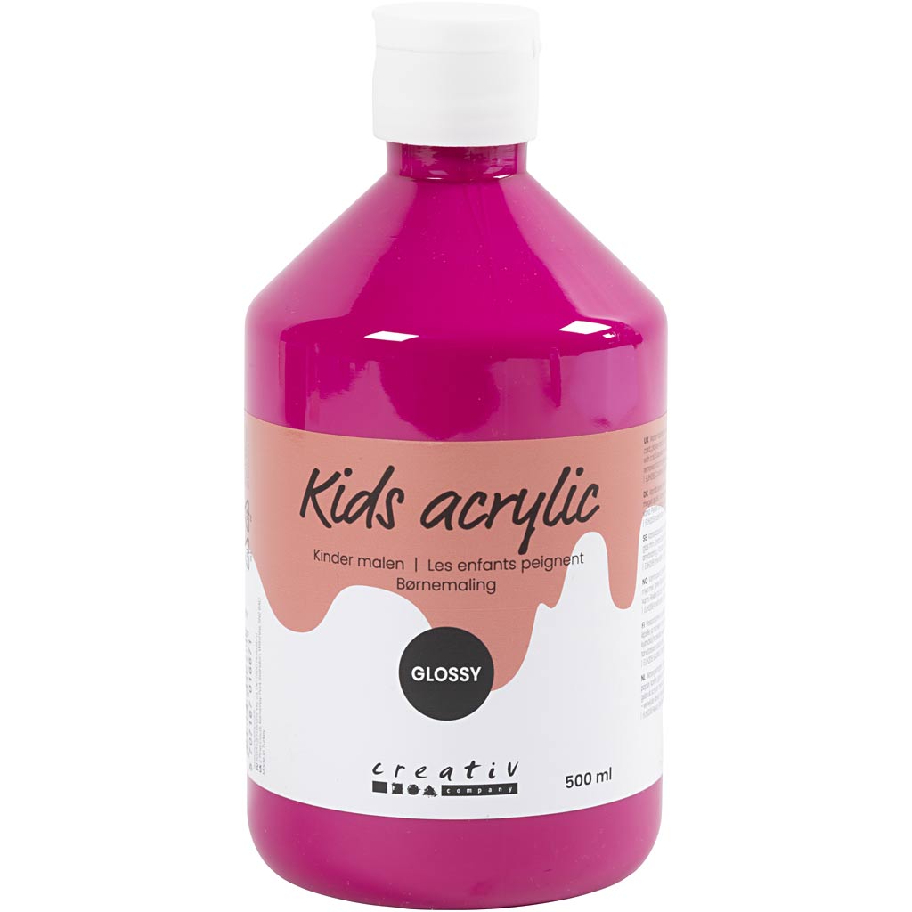 Pittura acrilica Creative Company lucida, rosa, 500 ml 1 bottiglia