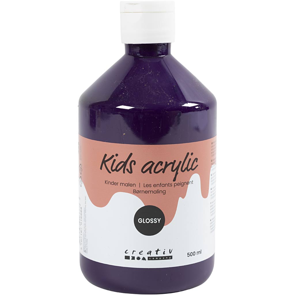 Vernice acrilica Creative Company lucida, viola, 500 ml 1 bottiglia