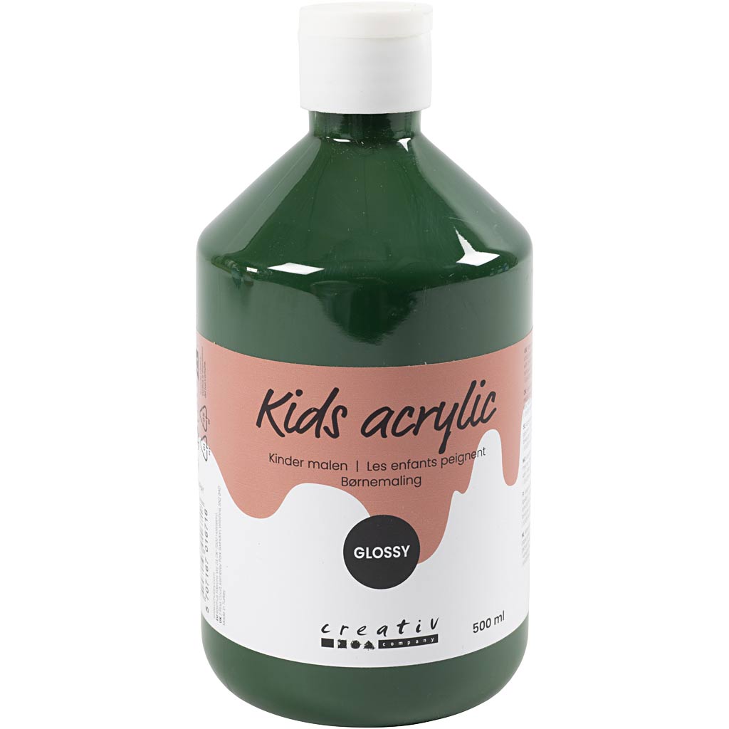 Pittura acrilica Creative Company lucida, verde scuro, 500 ml 1 bottiglia
