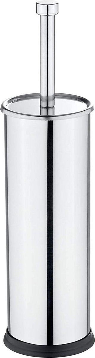 Porta scopino per WC Wenko Exclusive in acciaio inox lucido – Scopino per WC con supporto da appoggio – Scopino per WC con supporto da appoggio