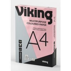 Carta colorata da 160g m2 formato A4 colore pastello rosa