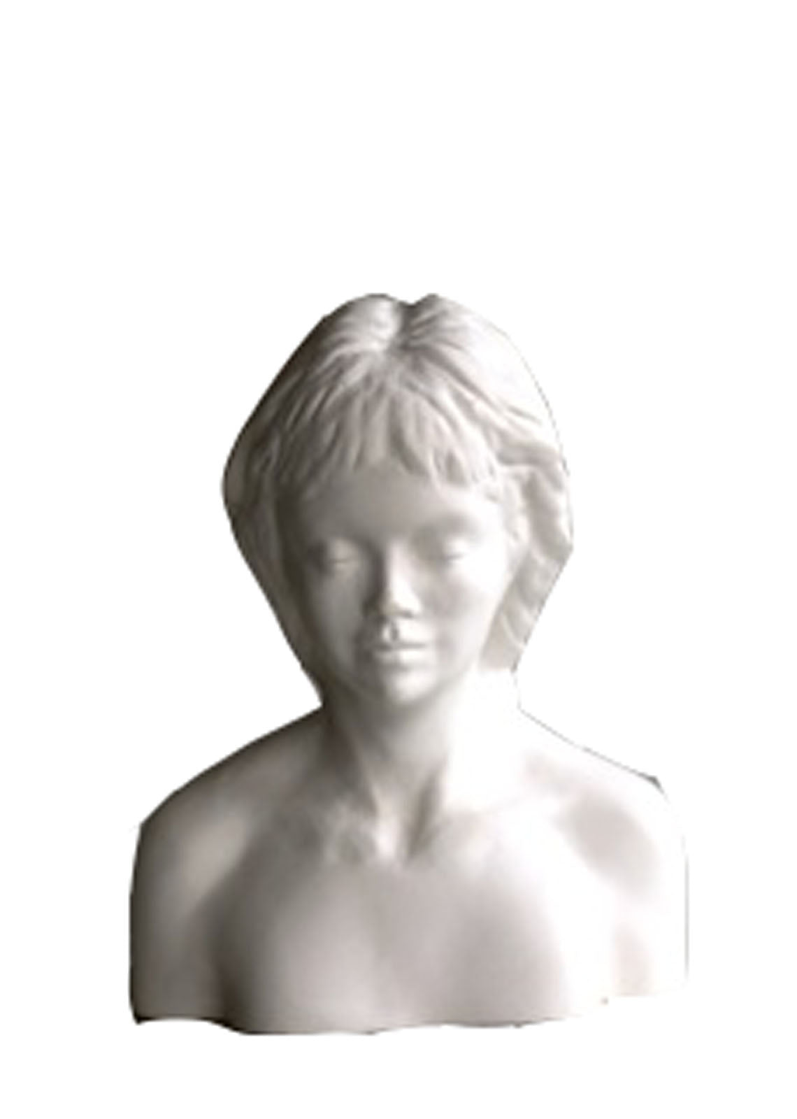 Powertex • ragazza in gesso mona