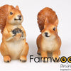 Farmwood animals tuinbeeld eekhoorn 10x5x9cm