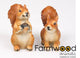 Farmwood animals tuinbeeld eekhoorn 10x5x9cm