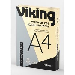 Carta colorata da 80g m2 formato A4 color crema pastello