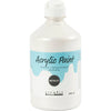 Vernice acrilica A-color metallizzata, metallizzata, bianca, 500 ml 1 flacone