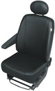 Autostyling seehase seehase cojines fundas de asiento transporter piel sintética negro