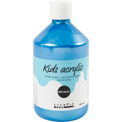 Pintura acrílica A-color metalizada, metalizada, azul, 500 ml 1 botella
