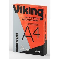 Carta colorata da 160g m2 formato A4 colore rosso intenso