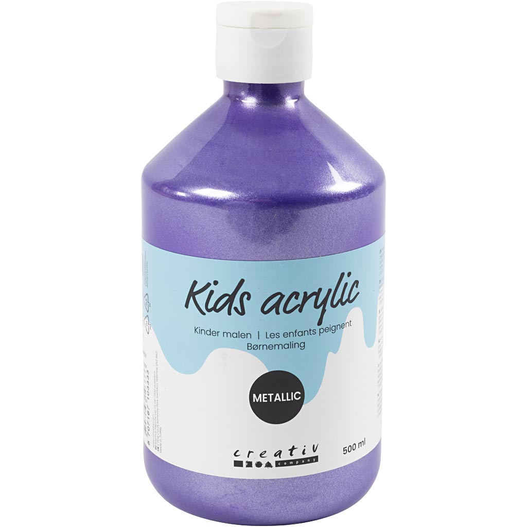 A-color acrylverf metallic, metallic, violet, 500 ml 1 fles
