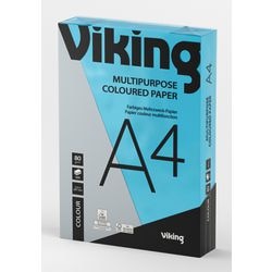 Carta colorata da 80g m2 formato A4 colore blu intenso