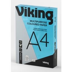 Carta colorata da 160g m2 formato A4 colore blu intenso