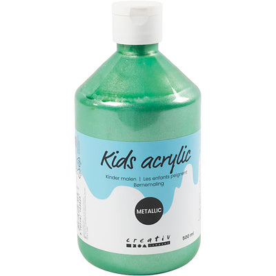 Pintura acrílica A-color metalizada, metalizada, verde claro, 500 ml 1 botella