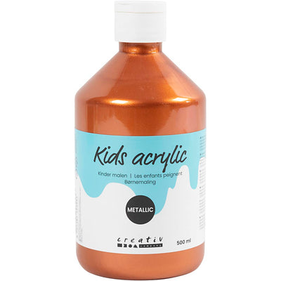 Pintura acrílica A-color metalizada, metalizada, cobre metalizado, 500 ml 1 botella