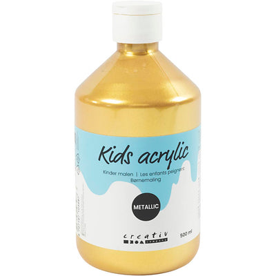 Pintura acrílica A-color metalizada, metalizada, dorada, 500 ml 1 botella
