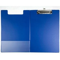 Portablocco con coperchio OD PVC A4 23,5x34 cm blu clip per carta con inserto porta penna