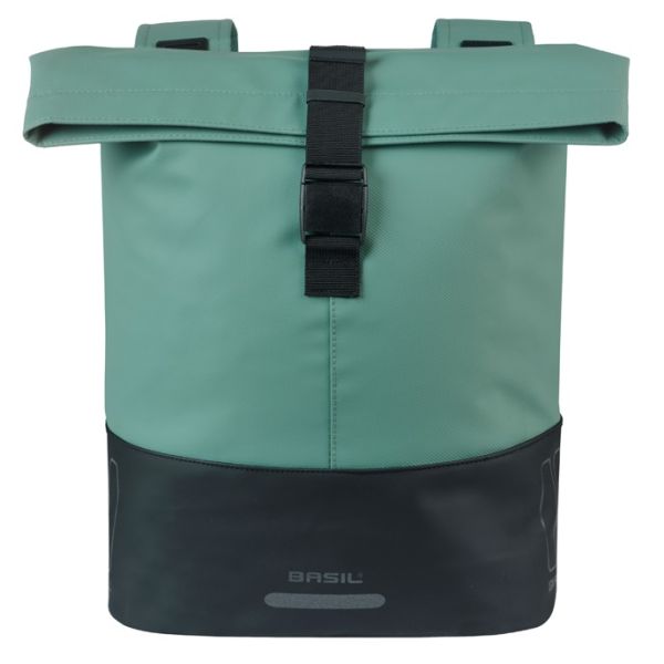 Basil borsa doppia per bicicletta cove 28-32l 14 x 29 x 36 cm - verde nero