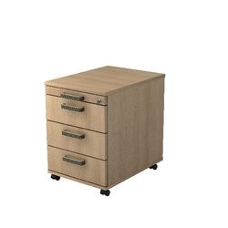 Bach cajonera móvil hammerer ac30 sg melamina 428x800x512mm 4 cajones roble