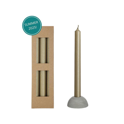 Ideas 4 stagioni candela da cena Bliss Gold set da 3 pezzi
