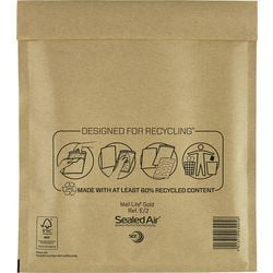Abi sobres burbuja sellados air mail lite a5 220 x 260 mm amarillo dorado