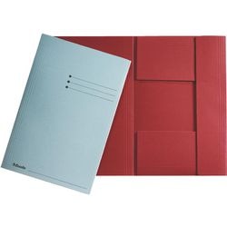 Mappen esselte 3 flappen folio 235x350mm groen