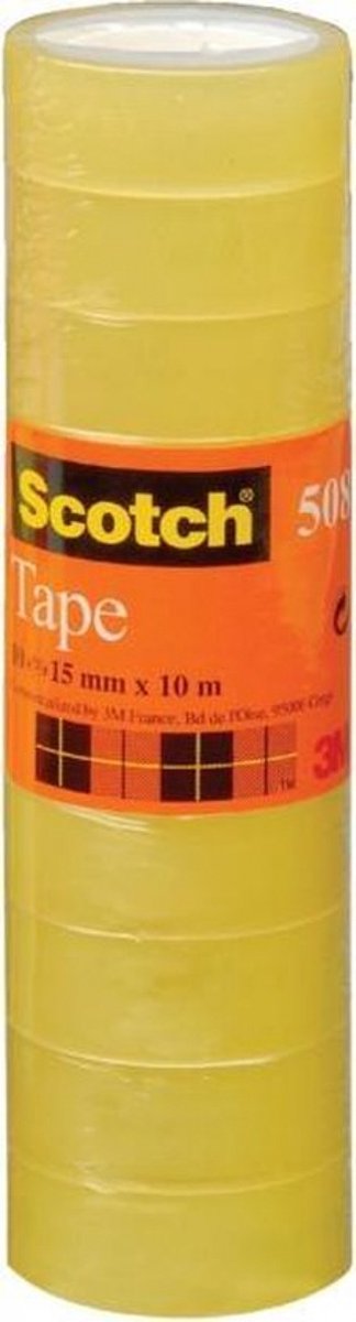 Scotch - nastro adesivo 508 15mmx10m trasparente