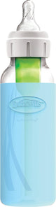 Dr. brown's protector de biberón - biberón de cuello estrecho - 250 ml - azul