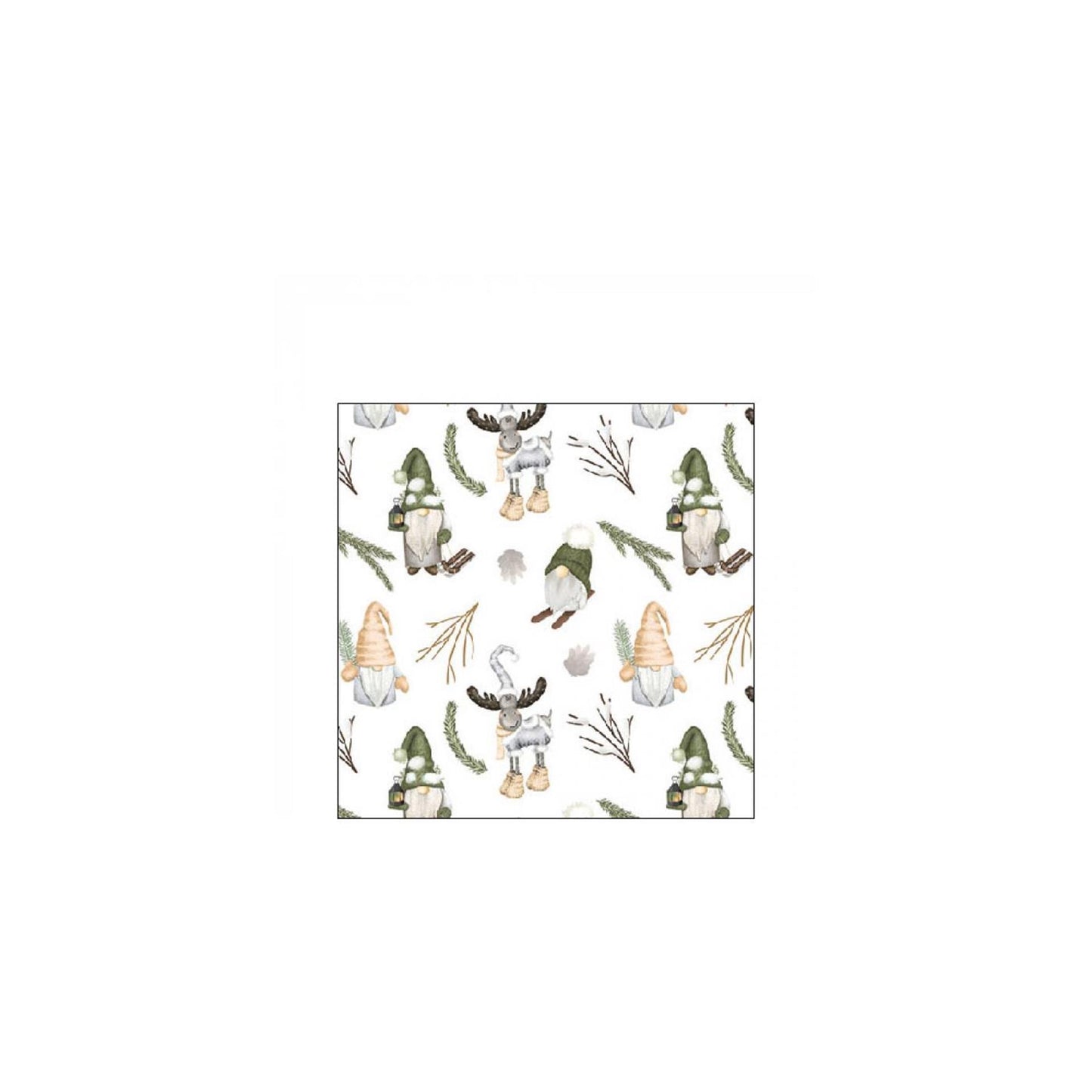 Ambiente servetten 25cm forest gnomes