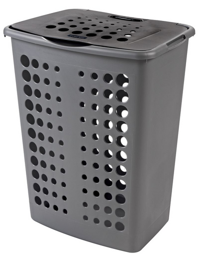 Curver Curver Victor Laundry Ceste con coperchio 60L Antracite
