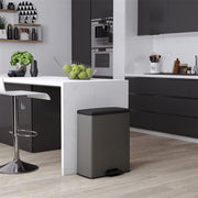 Curver Curver Curver Decobin Pedal Bin 65L Cool Grey - afbeelding 5