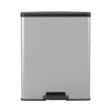 Curver decobin pedaalemmer 65l zilver metallic